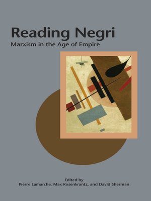 cover image of Reading Negri